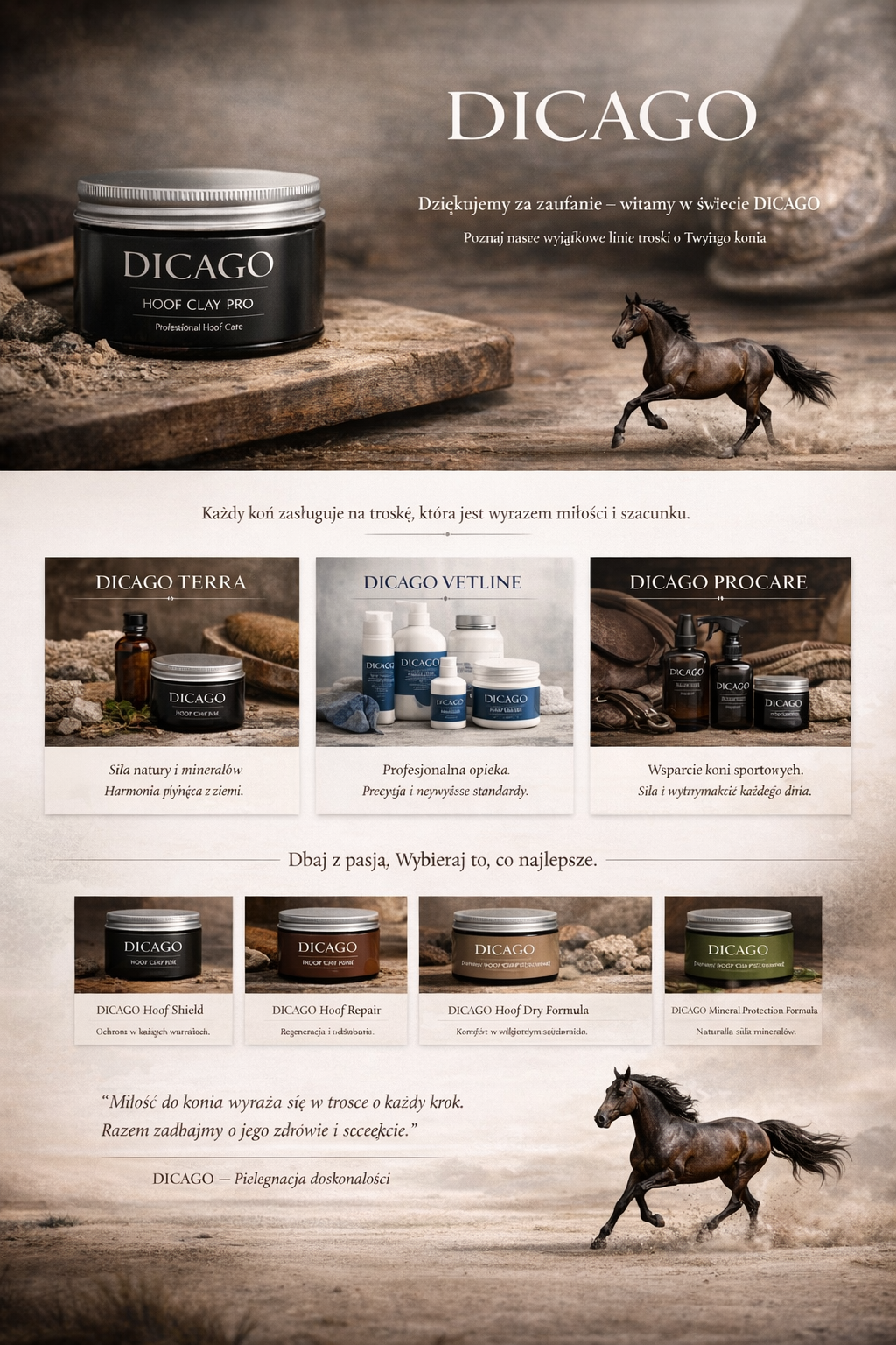 DICAGO — odpowiedzialność za konia zaczyna się od właściwych wyborów